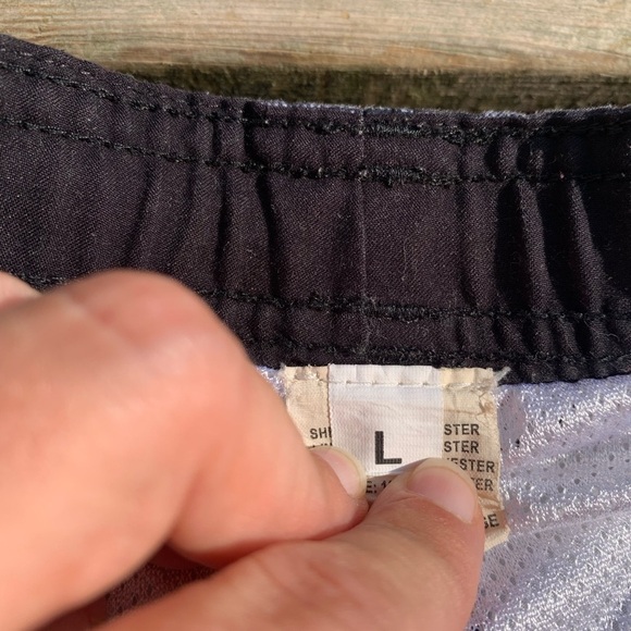 O'Neill Men's L Plaid Ombre Green Blue Swim Trunks | Board Shorts - Picture 3 of 8